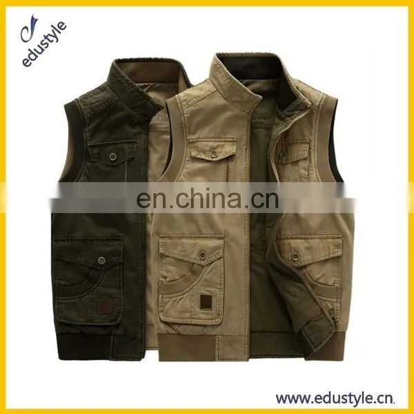 Fashion Designs Windproof Vest Coat/Anti-Pilling Outcoat/Sleeveless Waistcoat For Men
