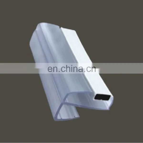 PVC Magnetic Shower Door Strip for 90 Degree Malposition Glass Doors