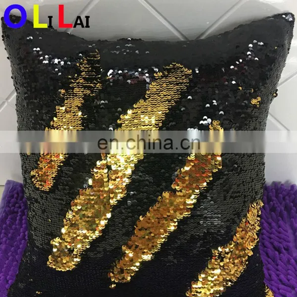 CFR0430 the Latest Hot Cool Sequin Lace Fabric for Pillows photo-4