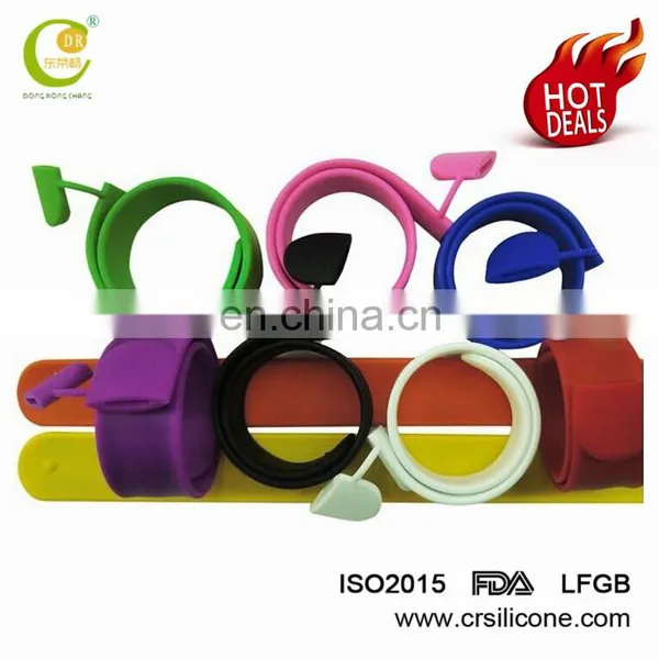 Anniversary Unisex Promotional Gift Silicone Bracelet Usb Silicone Wristband Slap Band Usb Flash Drive photo-4