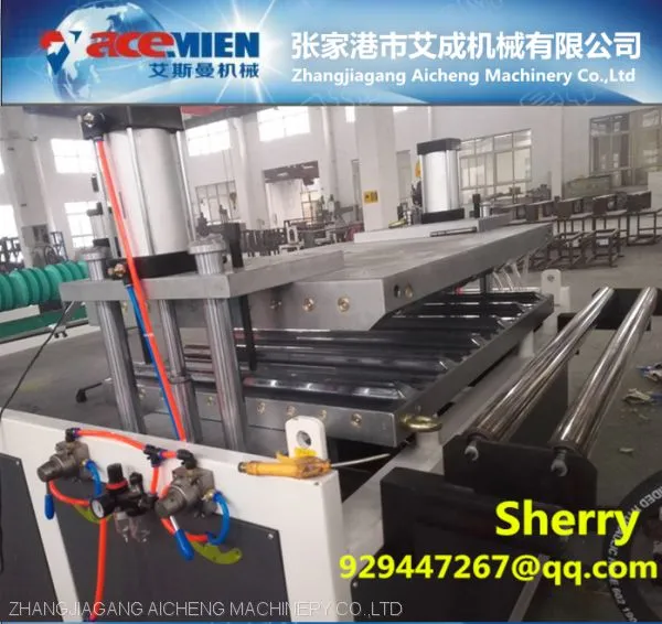 PVC Plastic Roofing Tile Making Machine Production Make Machine Plastic Recycling Machinery photo-4