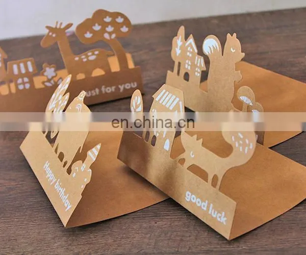 Cheap Fashion Animal Bulk Greeting Cards Thanks You Teachers Day Greeting Card photo-4
