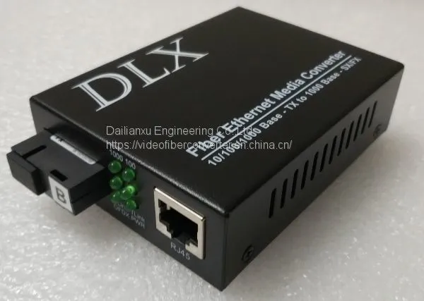 HD IP Camera to Fiber Converter Gigabit Ethernet Fiber Optic Transmitter and Receiver Single Port Fiber Media Converter photo-3