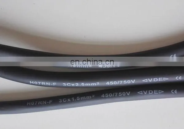 Class 5 Copper Conductor Rubber Insulation H07RN-F Cable 450/750V photo-6