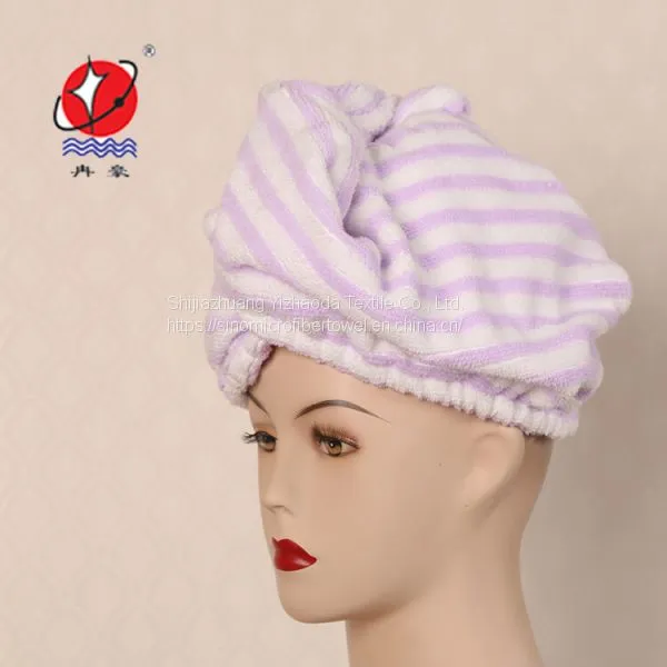 Microfiber Striped Hair Turban photo-4