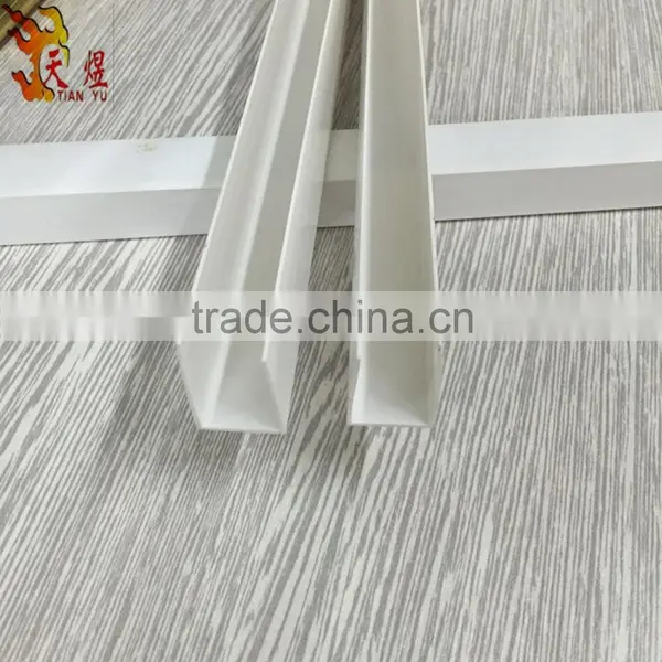 Pvc u Strip Plastic Solid Strip Rubber Wood Edge Banding photo-6