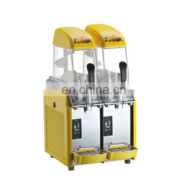 China Supply Small Size Double Tank Slush Machine For Sale Home Use photo-2