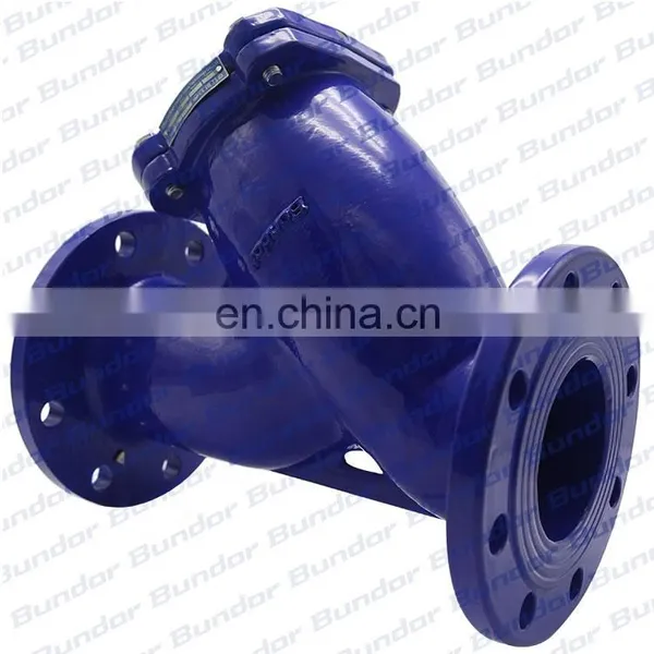 Bundor Casting Flanged End Ansi y Strainer PN16 y Type Strainers Supplier photo-5