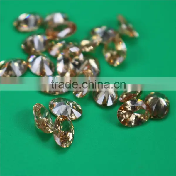 High Quality Wholesale Incomparable Beautiful Oval Cut Light Peach Ziron for Decoration Saree photo-3