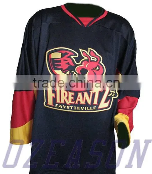 2016 Custom Embroidered Hockey Jerseys,Sublimated Ice Hockey Jersey photo-3