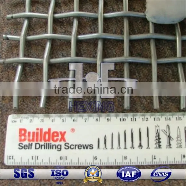 Heavy Duty Stainless Steel Crimped Wire Mesh For Screen In Mining