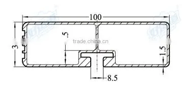 05413 Aluminum Profile for Heavy Truck and Container photo-2