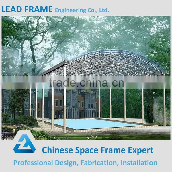 High Quality and Beautiful Steel Space for Swimming Pool Roof Structure photo-6