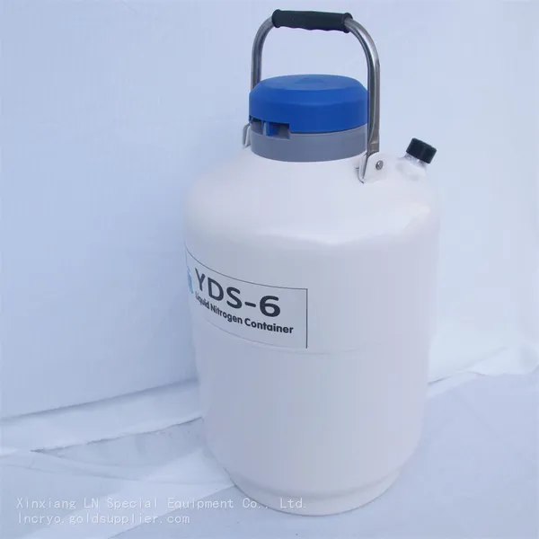 Ultra Low Evaporation Liquid Nitrogen Container of Frozen Embryo 6L photo-4