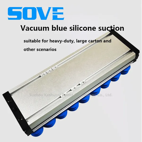 SOVE Integrated Vacuum Suction Cup 130*271~1100-X-D40 Silicone Suction Cup Pneumatic Accessory for Logistics Warehousing Packaging Palletizing photo-4