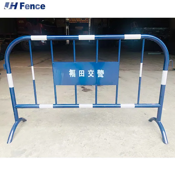 Manufacturer Customized Cheap Crowd Control Fence Hot Dipped Galvanized Steel Barrier High Quality Road Safety Temporary Fence photo-4