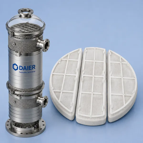 High Efficiency Mist Eliminator Fine Droplet Separator for Advanced Gas Treatment