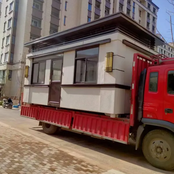 Factory Guard Room Manufacturer - Trapezoidal Guard Room, Management Room, Mall Insulated Shed, Security Guard Booth. Customizable Factory Guard Room Manufacturer