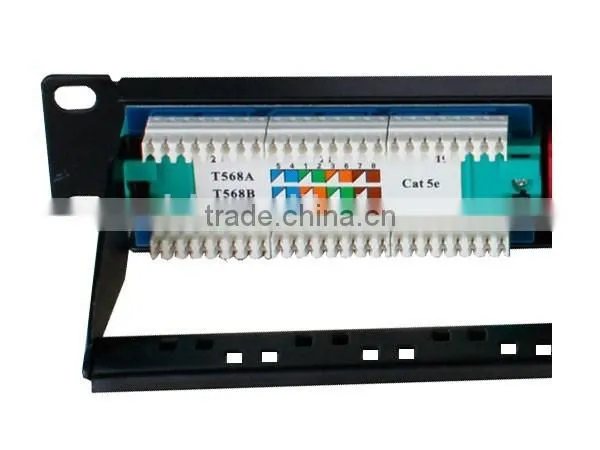 Made in China Cat5e UTP 24 Ports Patch Panel photo-3