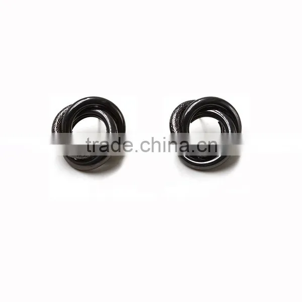 2016 Black Rose Daily Wear Stud Earrings Fashion Teen Vogue Cool Jewelry photo-5