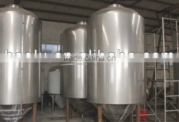 50 BBL/day Beer Brewing Brewery and Conical Fermentation Tank Jacketed,