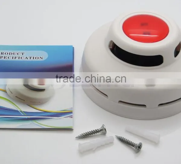 New 9V Battery Red Smoke Alarm Detector photo-2