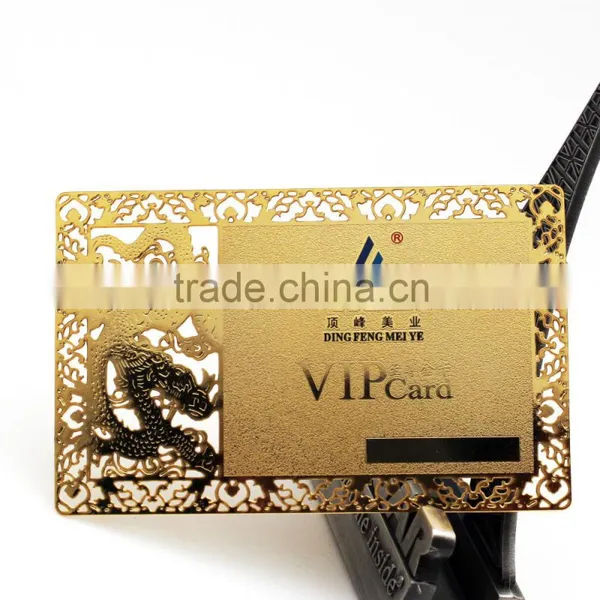 Custom Brass Etch Metal Invitation Card photo-2