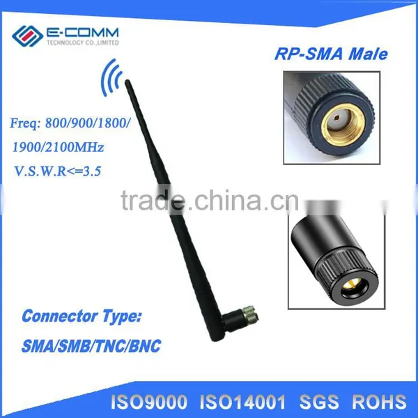 Omni-directional Antenna 3G / 800-2100MHz Modules Lan Antenna SMA Interface photo-6