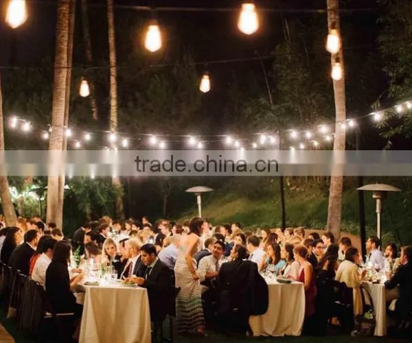 Garden Wedding Party Lights Waterproof Decoration Lights 220V 25 Socket Outdoor String Lights photo-4