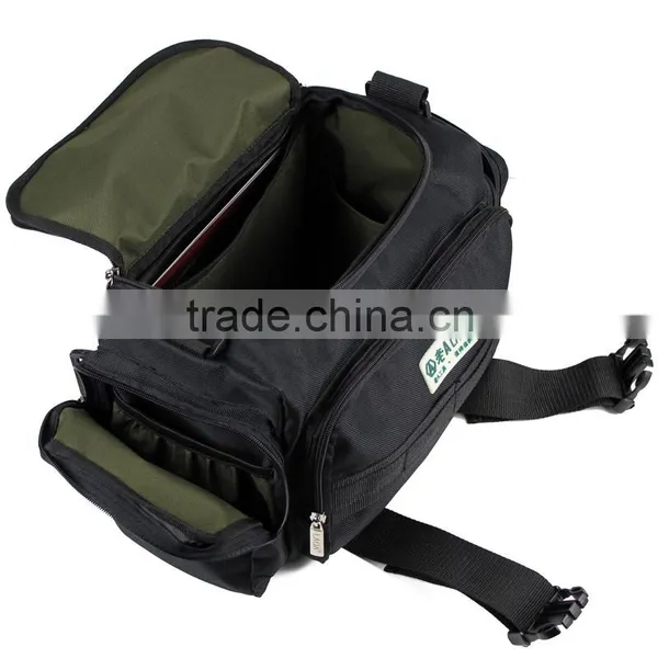 LAOA 15inch Double Layers Thicken Electrician Repair Tool Bag Oxford Fabric Waterproof Wear-resisting Tool Bag LA212817 photo-2