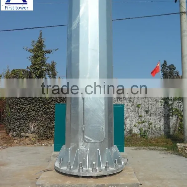 High Quality Hot Dip Galvanized Octagonal Steel Pole photo-5