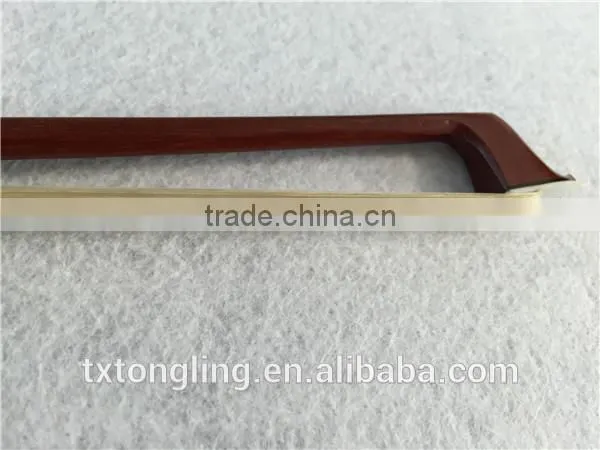 Brazil Wood Silver Flower Violin Bow With Ebony Frog Bow photo-4