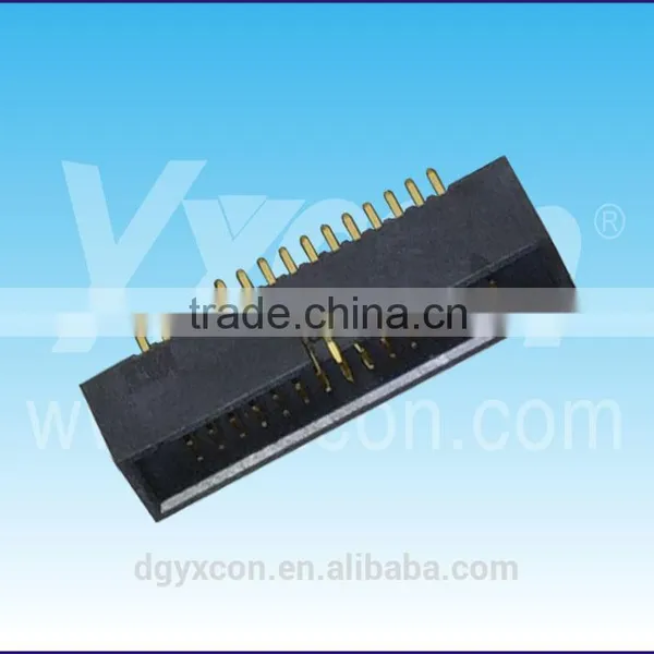 Pitch 1.27mm Height 4.9 Dual Row Straight Box Header Connector photo-6