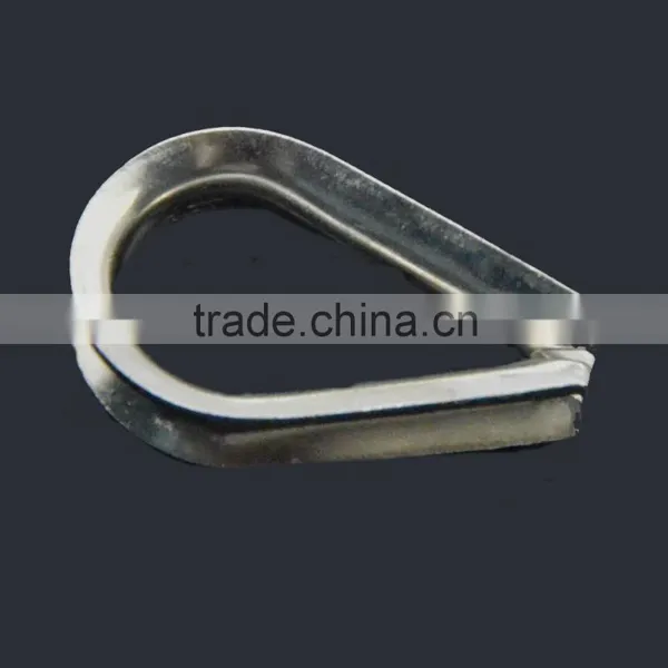 High Polished 304 Stainless Steel Marine Boat Cable Wire Rope Loop Thimble New Products on China Market for Paracord Bracelet photo-5