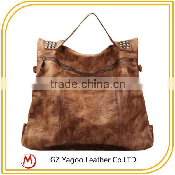 Wholesale Latest Fashion Design Elegance Leather Lady Tote Handbag China photo-2