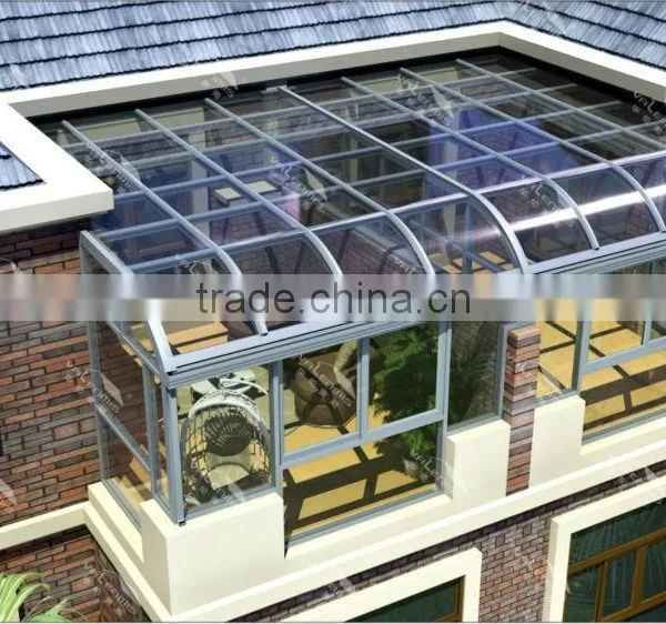 Suppliers of Direct Selling Aluminum Double-layer Glass Houses/garden Sun Rooms/greenhouse photo-2