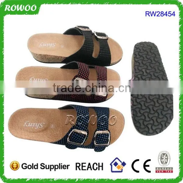 2015 New Design Durable Good Quality Outdoor Cork Slippers Wholesale photo-4