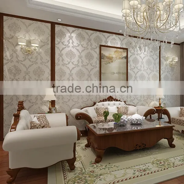 Modern Design Wallpaper Embossed Cheap Wallpaper Murals photo-2