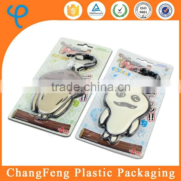 Plastic Pacakging Trays With Carboard for Key Ring