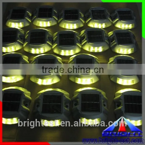 Flashing Ultra Bright LED Light Solar Traffic Solar Road Stud,Round Cat Eyes LED Solar Road Stud photo-5