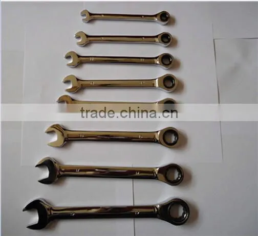 European Type Cancave Satin Finish Dobule Open End Wrench
