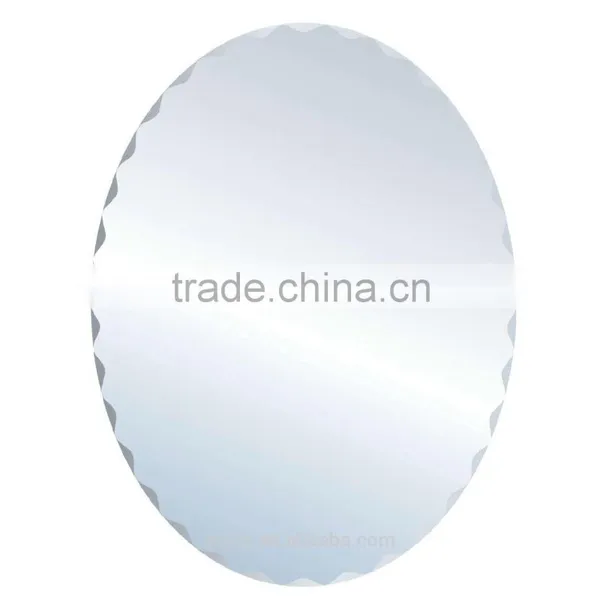High Quality Oval Mirror Glass /Wall Mirror Glass in Customer Size photo-3