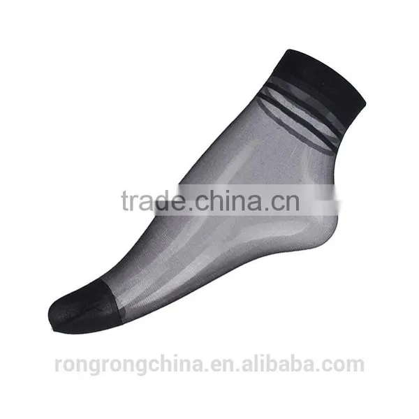 Wholesale Nylon Fabric Cheap Silk Short Silk Ankle Socks China Socks Factory 4237 photo-3
