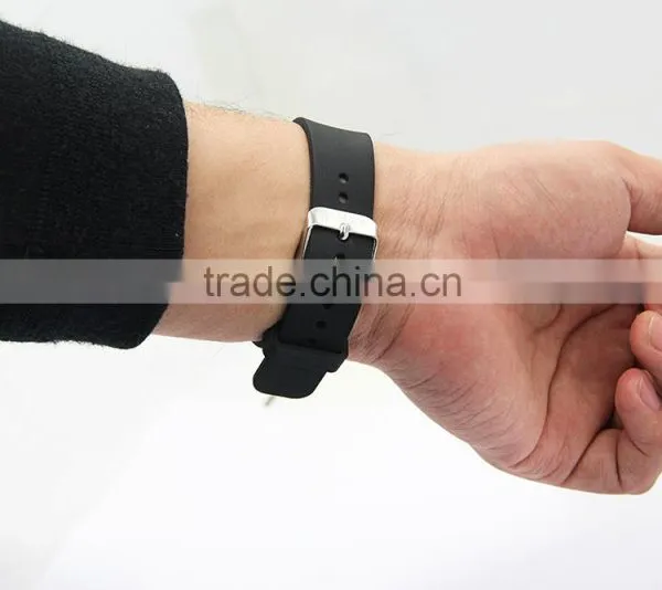 Black Smart Watch Bracelet Silicon Watch Band /Silicon Strap Wristband For SAMSUNG GEAR S R750 photo-5