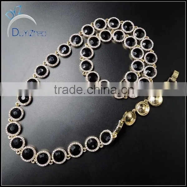 Factory Fashion High Quality Hip Hop Ruby Necklace photo-5