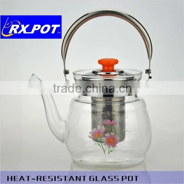 Fashionnablel Drinking Coffee Pot Different Size Coffee Drinking Glass Kettles 650ml/1200ml/2200ml photo-2