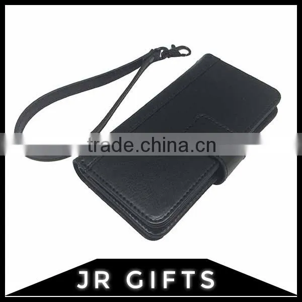 Attractive Design Black PU Long Wallet