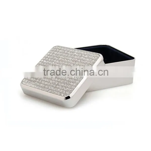 High End Heart Shaped Metal Trinket Box,fashion Wedding Gift Box,alloy Trinket Jewelry Box photo-4