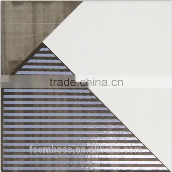 20x20cm Porcelain Rustic Bathroom Tile Design Metal Glazed Decorative Kitchen Wall Floor Tile photo-2