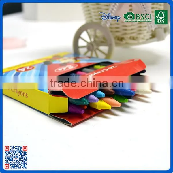 2016 Wholesale 24 Colors Crayon Into Paper Box for Drawing From China photo-2